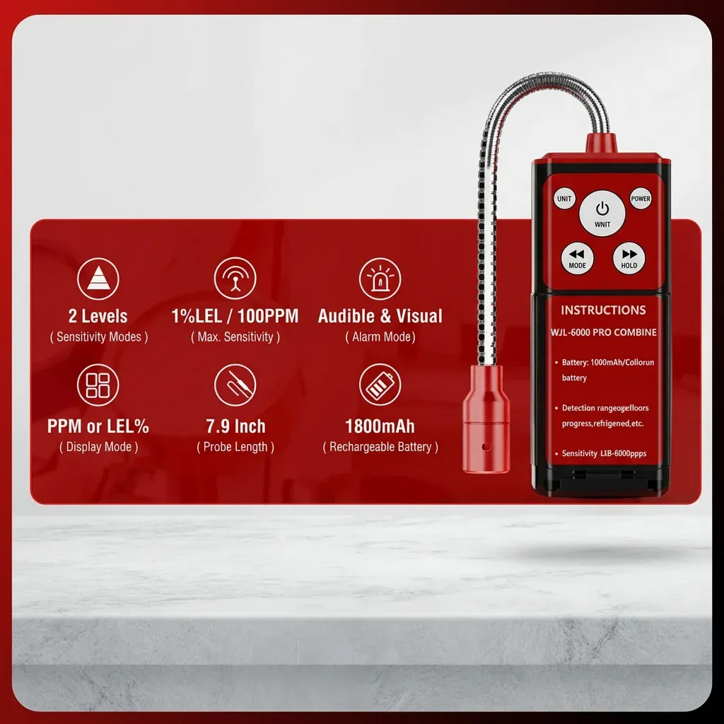 Rechargeable Freon Leak Detector Explained: A UK Buyer's Guide